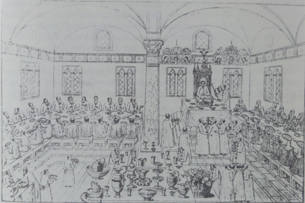 Banquet du tsar au 17ème et profusion de boissons fermentées